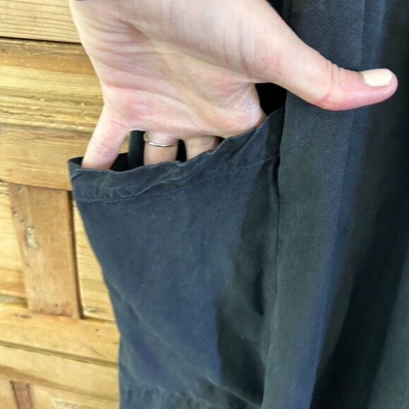 Avec Les Filles 2 Black Tank Dress Sun Kissed Adjustable Straps Large Pockets - Picture 4 of 15